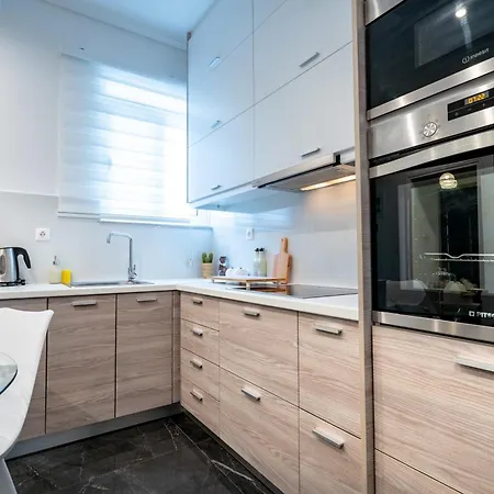 Apartment Neo Irakleio Train St. 1 Bedrm 4 Pers.